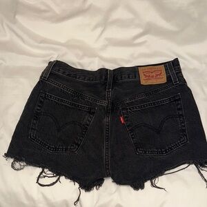 Levi's 501 Women's Black Jean Shorts